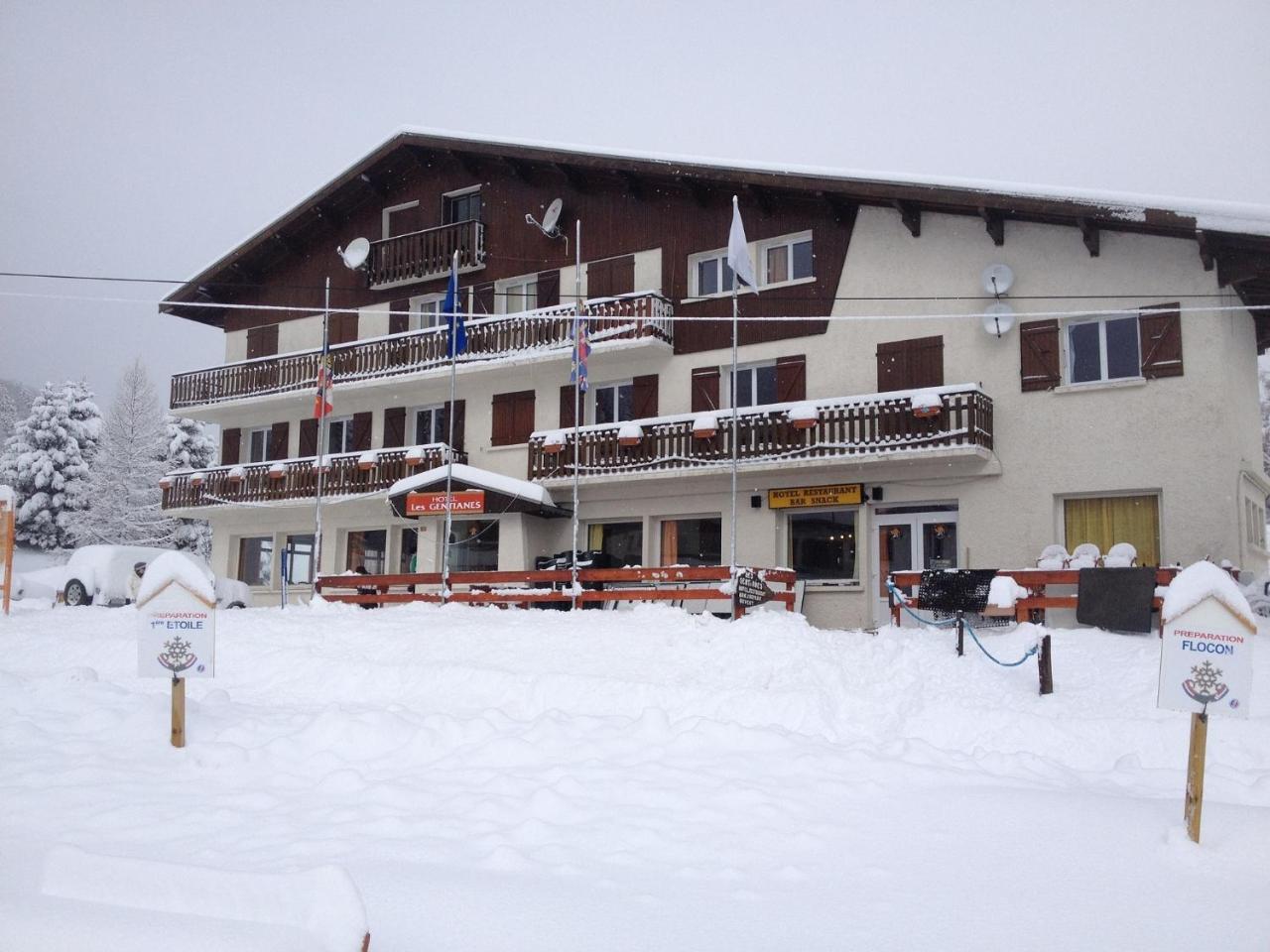 Hotel Les Gentianes La Morte Eksteriør billede